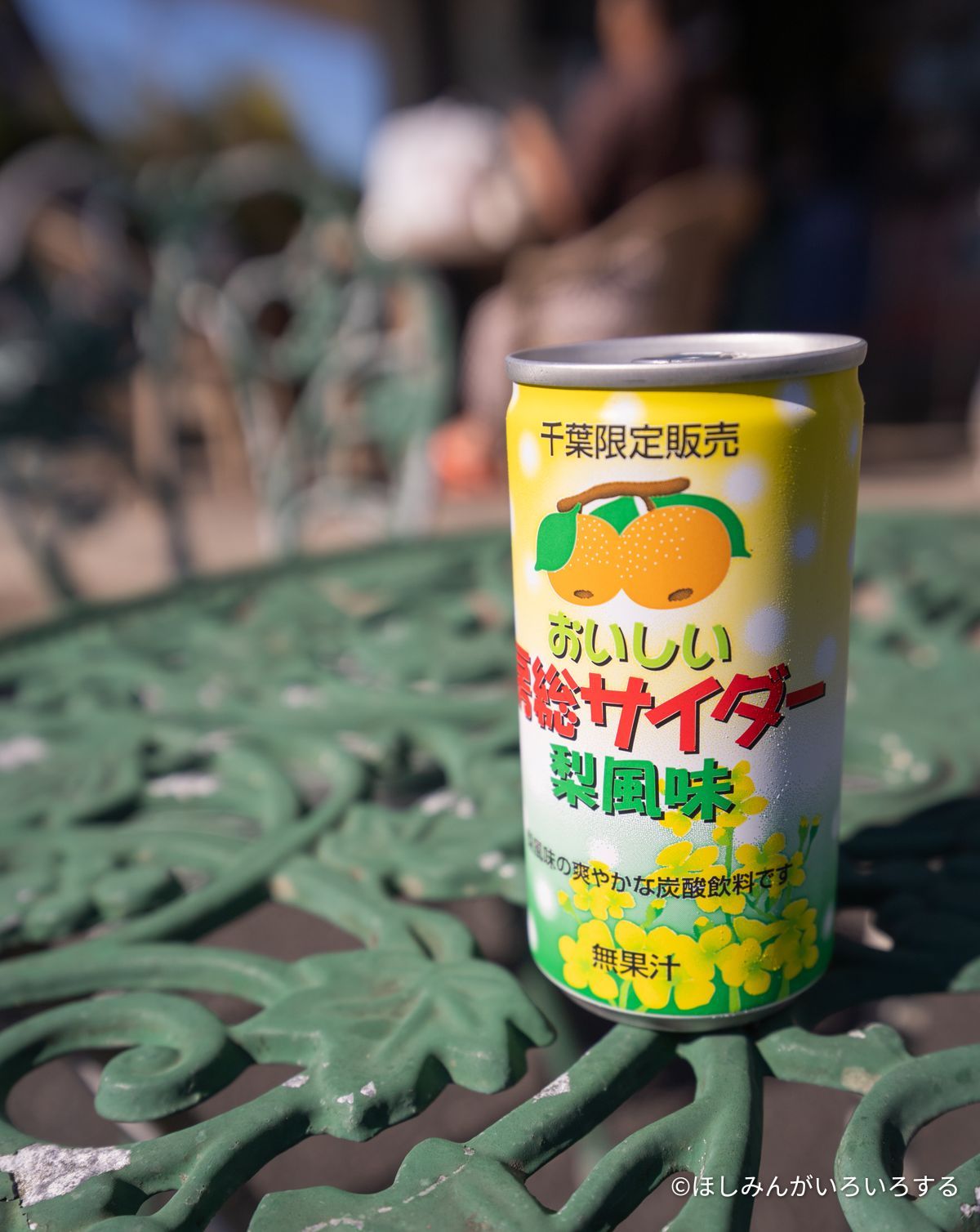 おいしい房総サイダー梨風味の缶